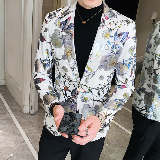 Trendy Youth Suit Men&