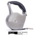 Retractable leash with black and white grid pattern, textured plastic handle