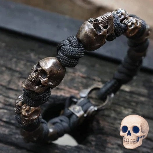 Halloween Jewelry Skull Premium Paracord Bracelet Stylish Skull Premium Paracord Bracelet Men&