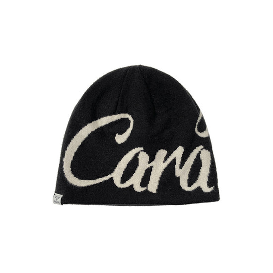 American Street Letter Jacquard Double-sided Wear Knitted Hat