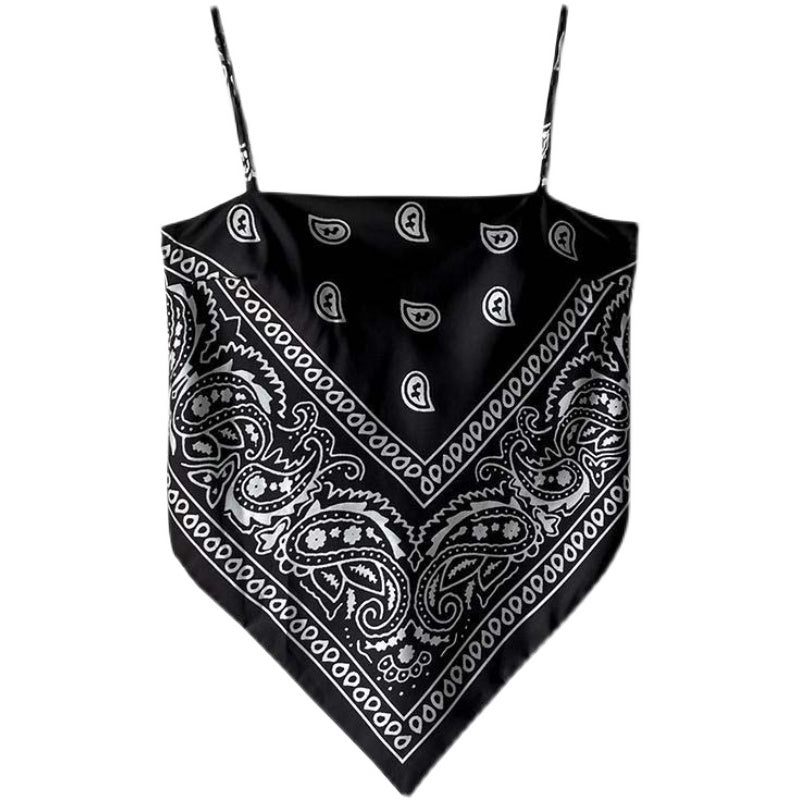 Hot Girl Silk Scarf Camisole Plus Size Women's Clothing