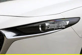 Close-up of a white car&
