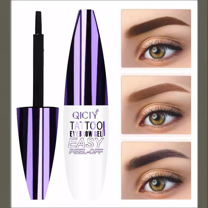 Tattoo Easy Peel Off Eyebrow Gel Cream Types Long-Lasting Smudge-Proof Sweat Resistant Waterproof Cosmetics