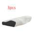 Three-piece set of textured white and black socks, soft stretchy fabric, snug fit.