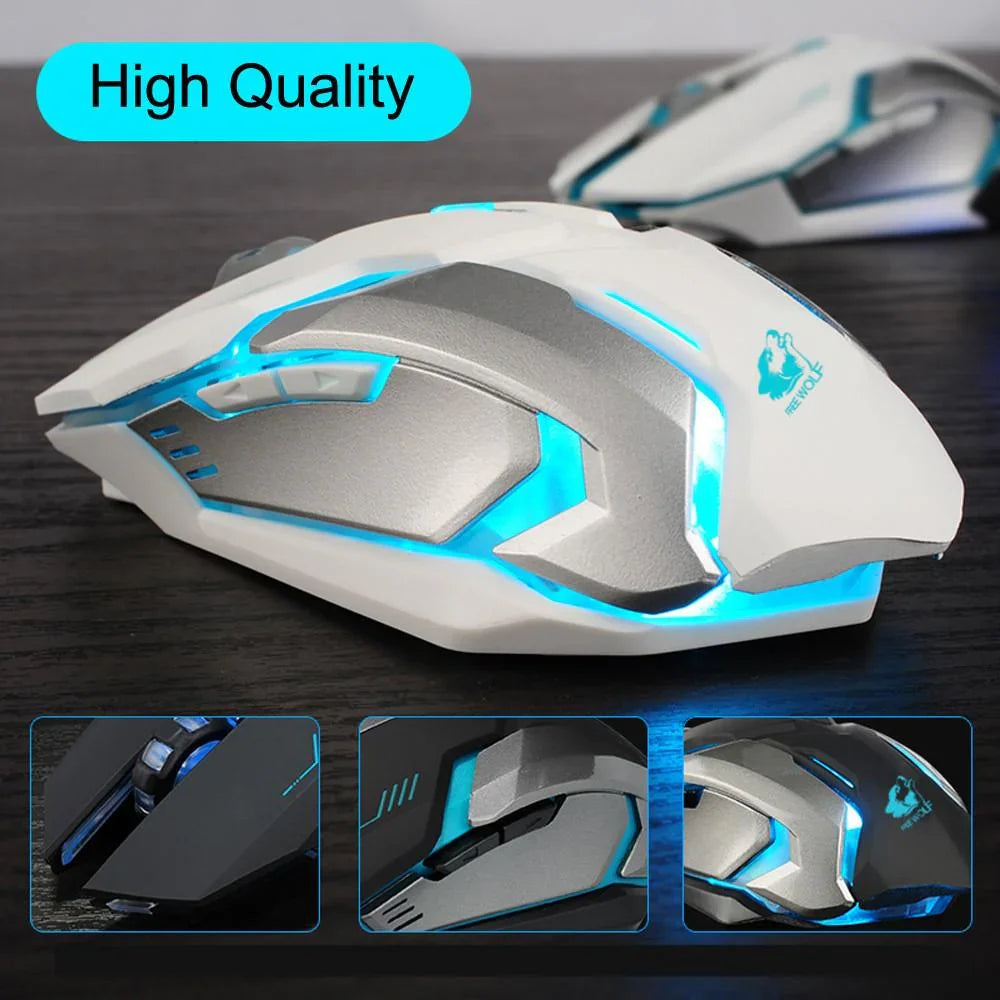 "Ninja Dragon Stealth 7 wireless optical gaming mouse packaging"