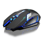 "Ninja Dragon Stealth 7 wireless gaming mouse with LED backlight"