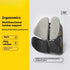 Ergonomic adjustable lumbar support cushion with grey and black breathable fabric, designed for back comfort.